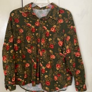 Zara womens floral shirt!